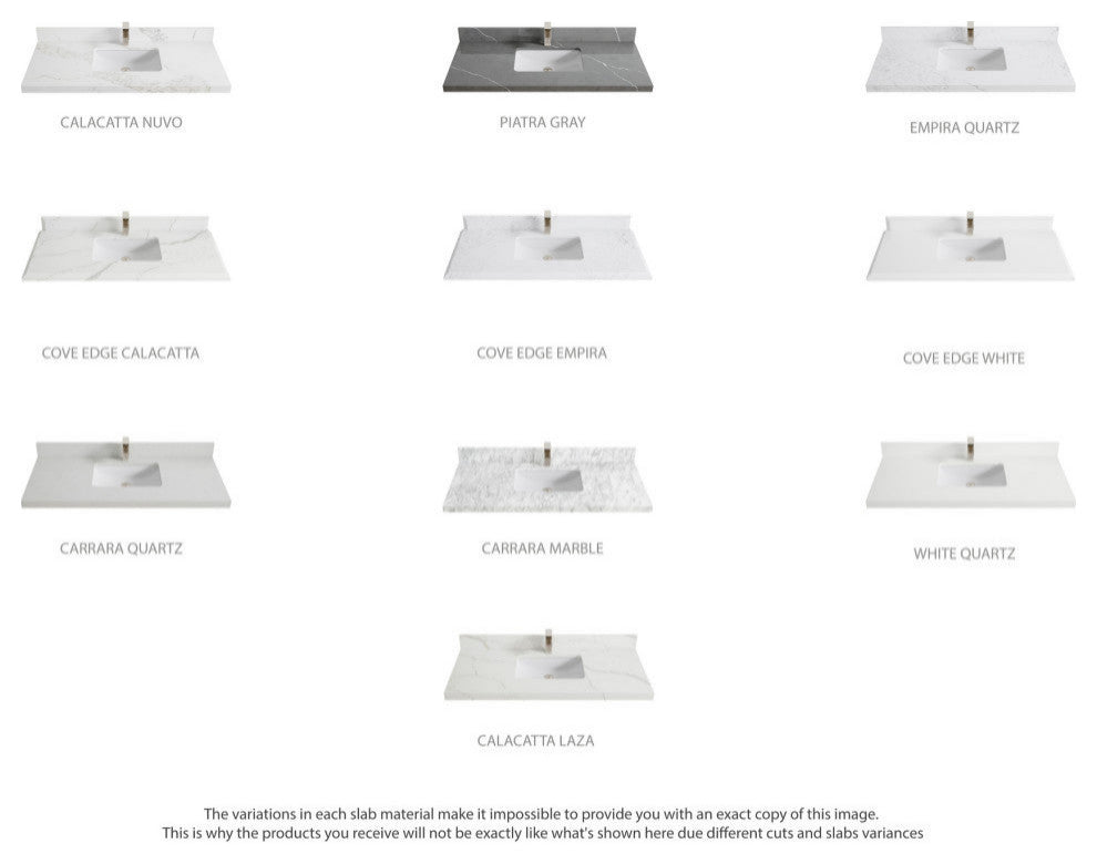 Parker 42 Single Sink Bath Vanity in Navy Blue  2" White Quartz