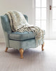 Dash & Albert Herringbone Dove Grey Handwoven Cotton Rug, Grey, 4' x 6'