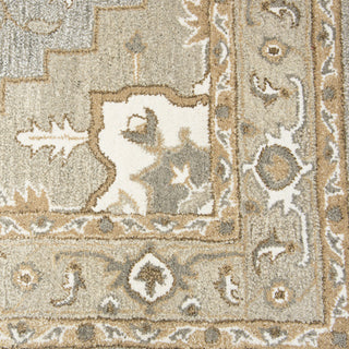 Rizzy Home Suffolk SK323A Gray Oriental Medallion Area Rug, Rectangular 8'x10'