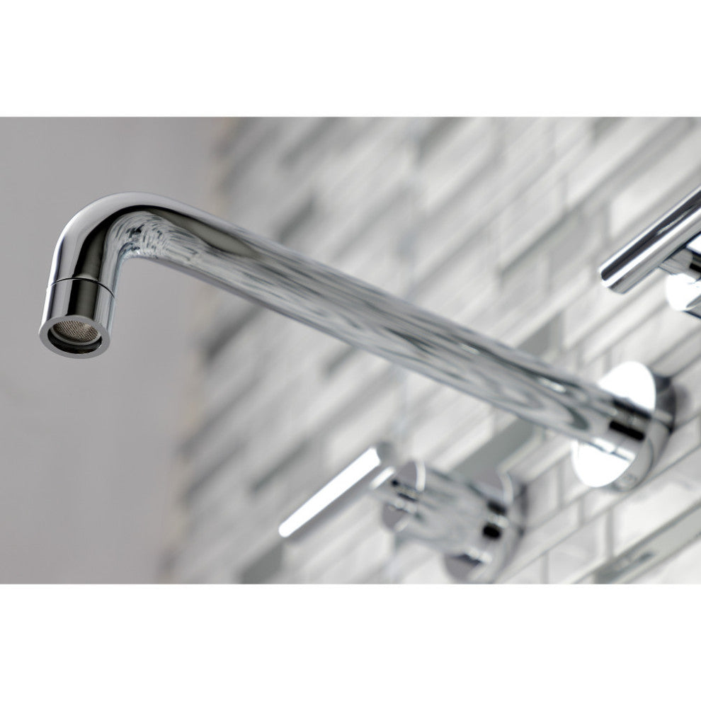KS8021CML Two-Handle Wall Mount Tub Faucet, Polished Chrome
