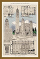 The Preuss Church - Gallery Wrapped Canvas Art 28" x 42"