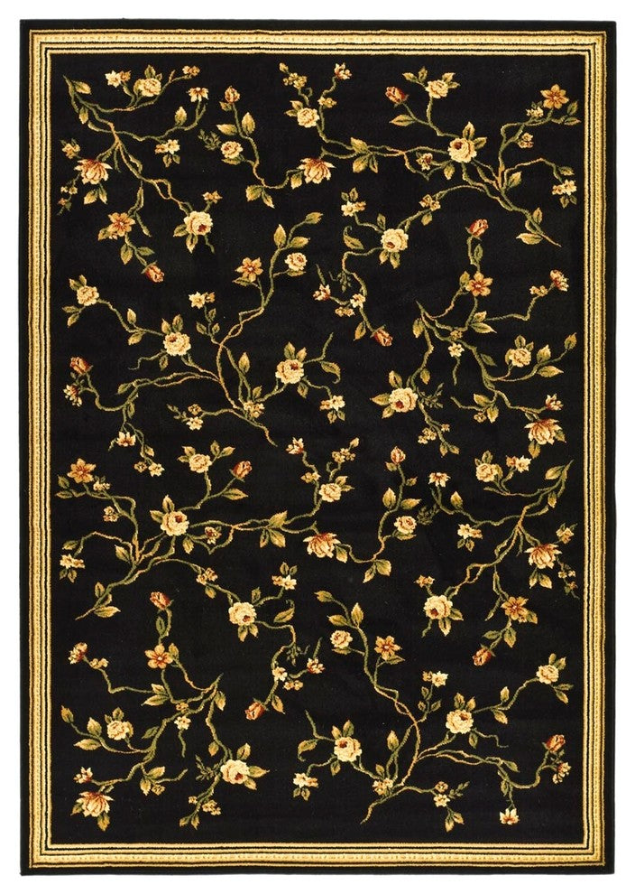 Safavieh Lyndhurst Collection LNH220 Rug, Black, 8' X 11'