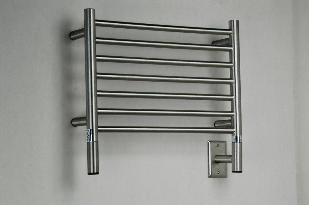 Amba Hardwired Towel Warmer, Jeeves H Straight, Brushed
