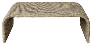 Uttermost 22877 Calabria 29"W Metal and Wood Coffee Table - Brown