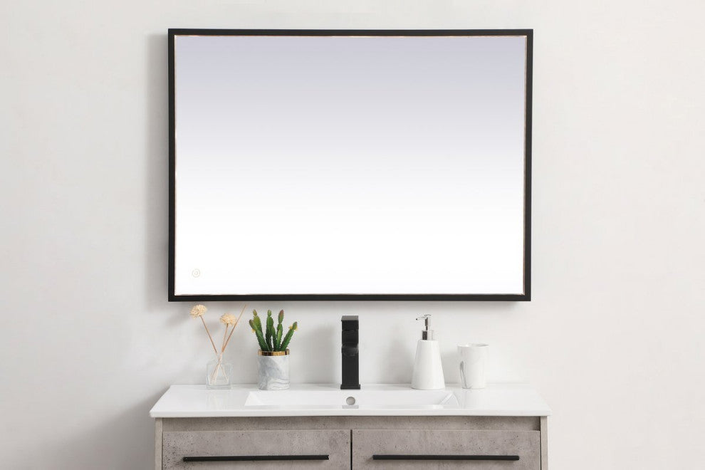 Modern Black Led Mirror