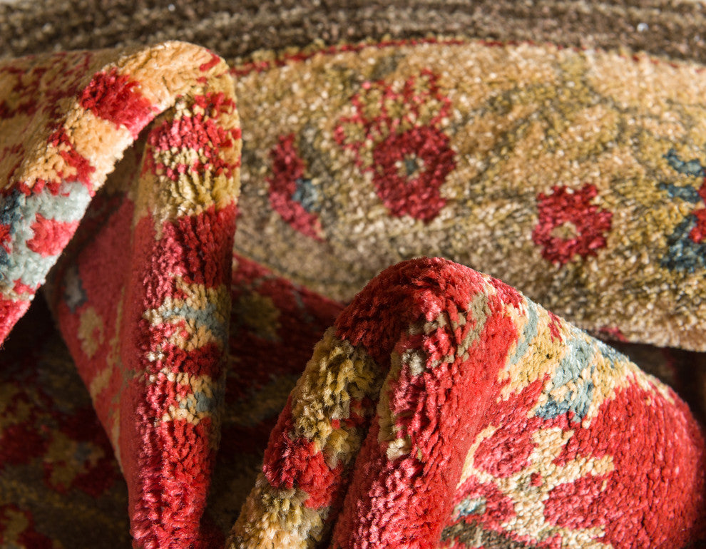 Unique Loom Multicolored Edinburgh Tulip 6' 0 x 9' 0 Area Rug