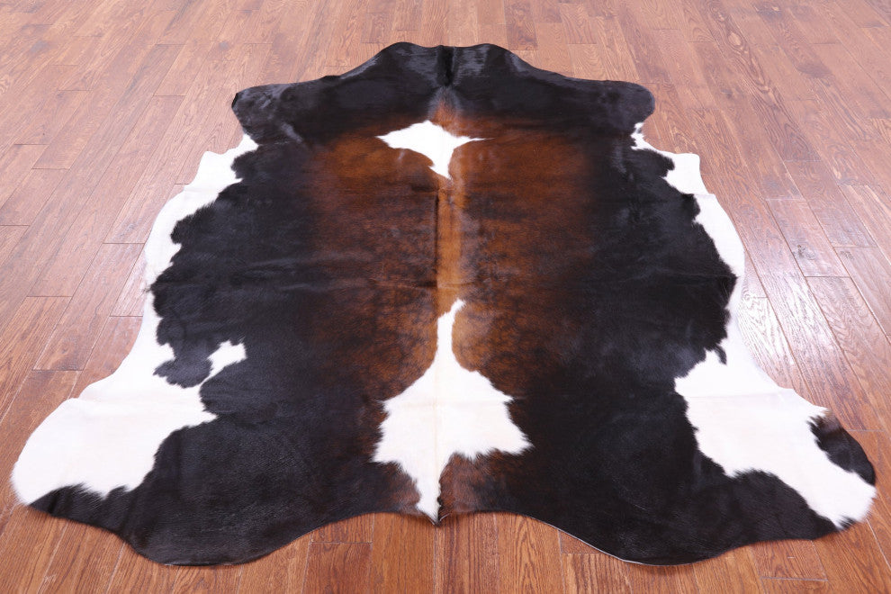 Organic Natural Hair-On Cowhide Area Rug 7' 3" X 6' 2" C1572