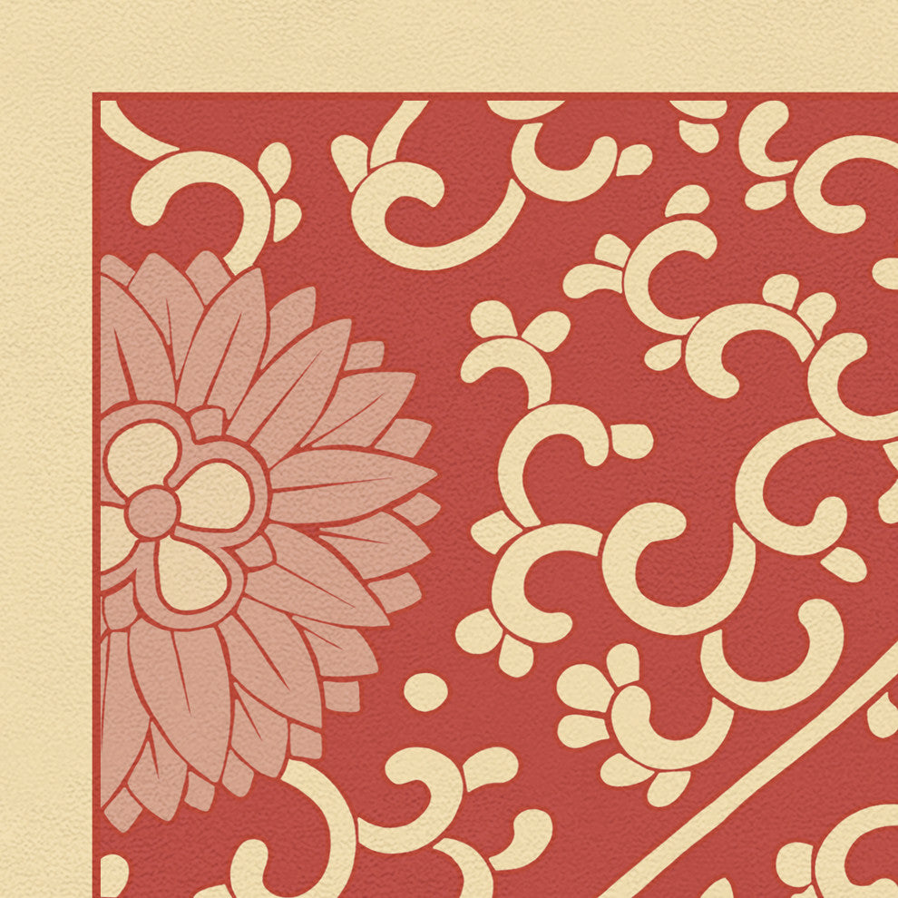 Joli Sol  Charlotte Vinyl Mat, 48x72 Rectangle