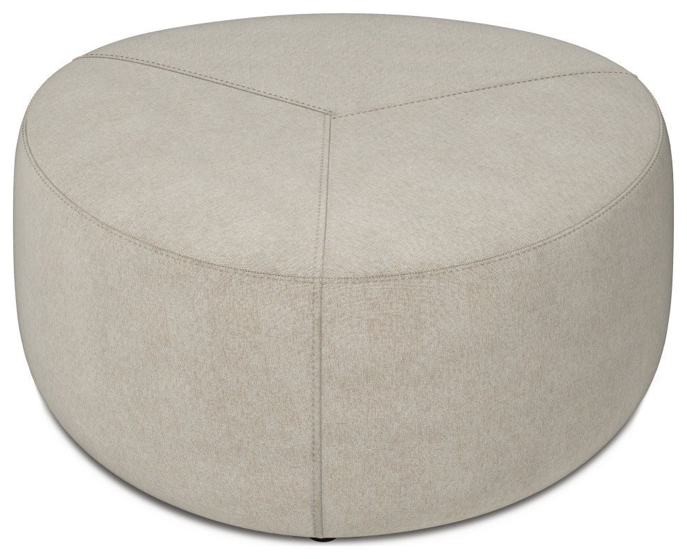 Moore Large Ottoman, Natural