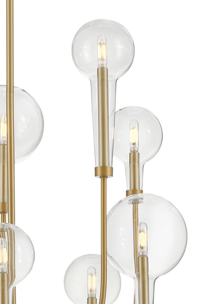 Hinkley Lighting 30527 Alchemy 30"W 10 Light Chandelier - Black