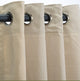 Canvas Antique Beige Sunbrella Outdoor Curtain with Grommets, 96"x50"