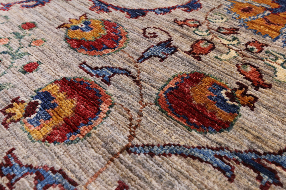 Persian Tabriz Handmade Wool Rug 5' 2" X 6' 11" Q9979