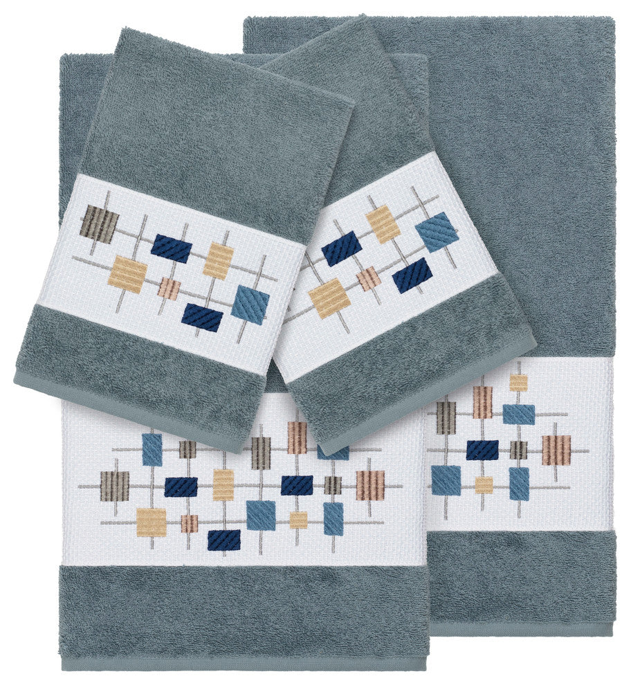 Khloe 4 Piece Embellished Towel Set