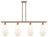Innovations Cindyrella 4-Light Island Light 516-4I-AC-G651-7, Antique Copper