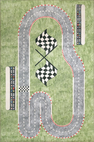 Kidz Speedway Area Rug, 4'x6'