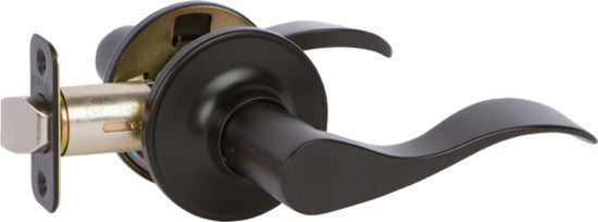 Delaney Hardware Callan Bennett Keyed Entry Lever Set, Black