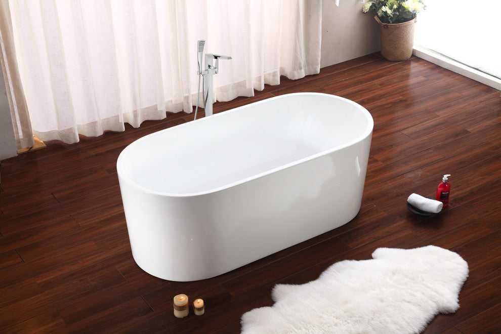 Tub, Faucet and Tray Set Streamline 67" Freestanding MH2000-100