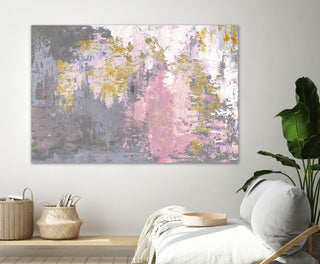 Pink Magic Abstract - 72 x 48 by Patricia Pinto