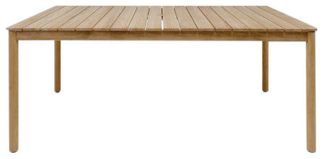 Modern Rectangular Teak Outdoor Dining Table