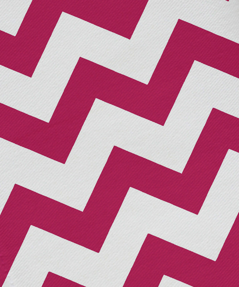 Chevron Decorative Napkin, Fushia, Set of 4