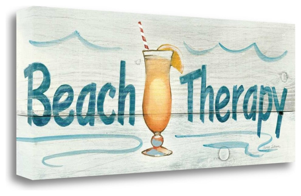 "Beach Therapy - In Color" By Avery Tillmon, Giclee Print on Gallery Wrap Canvas