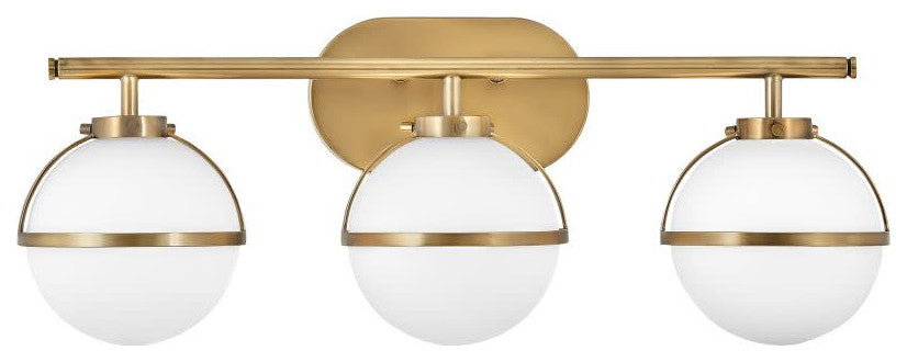Hinkley Lighting 5663-LL Hollis 3 Light 24"W Bathroom Vanity - Heritage Brass
