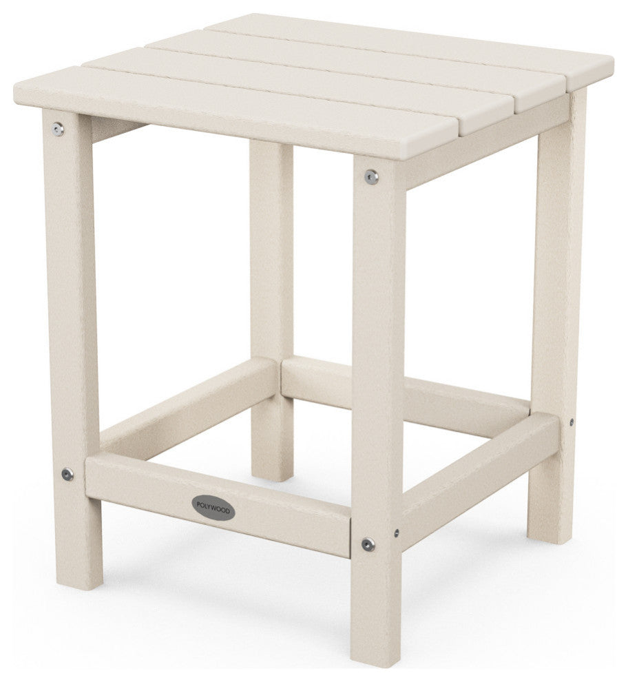 Polywood Long Island 18" Side Table, Sand