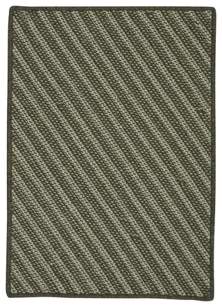 Blue Hill BI61 Moss Green Contemporary Area Rug, Rectangular 5'x7'