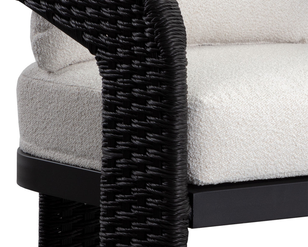 Pylos Dining Armchair, Black, Louis Cream