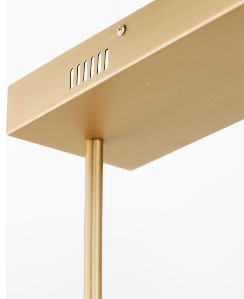 ET2 E21357 Dorian 48"W LED Linear Chandelier - Gold