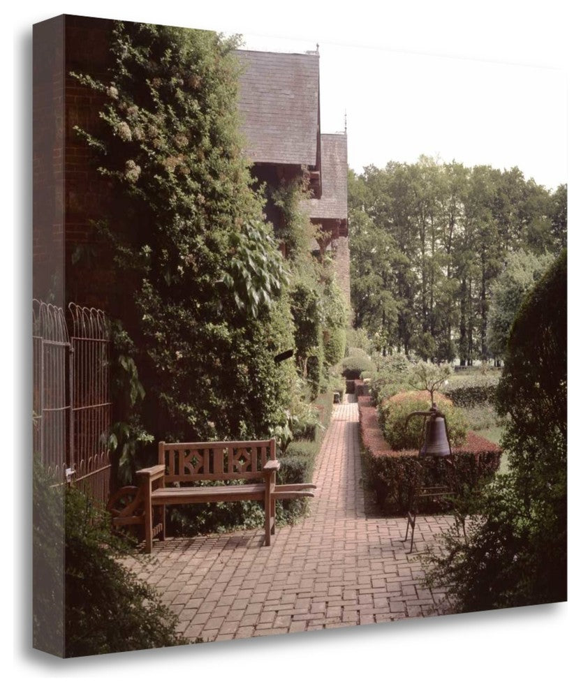 "Banc De Jardin - 27" By Alan Blaustein, Giclee Print on Gallery Wrap Canvas