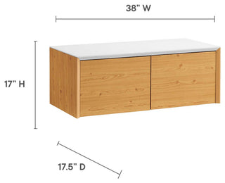 Dimension/spec infographic; product measurements shown.