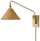 Uttermost 22571 Phuvinh 1 Light Rattan Shade Sconce