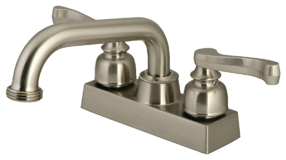 Kingston Brass 2-Handle Laundry Faucet, Brushed Nickel