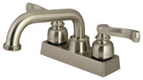 Kingston Brass 2-Handle Laundry Faucet, Brushed Nickel