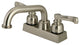 Kingston Brass 2-Handle Laundry Faucet, Brushed Nickel