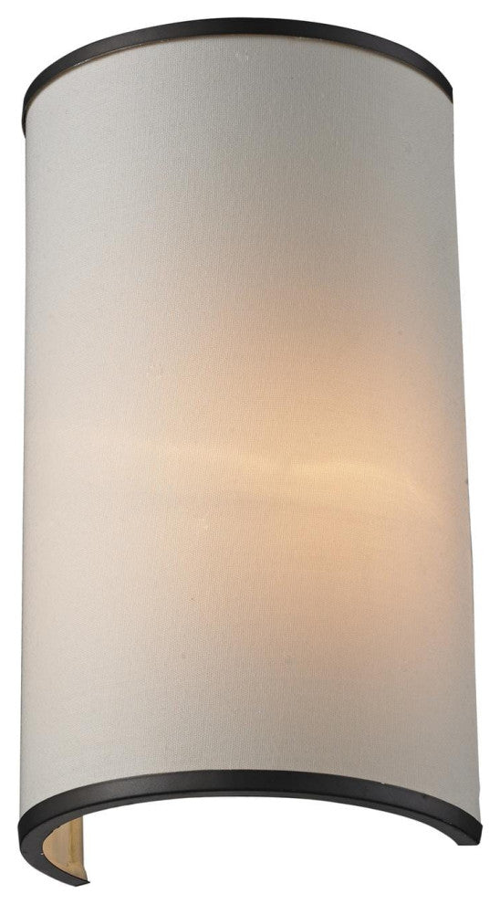 Z-Lite Cameo 1-Light Wall Sconce, Factory Bronze