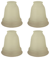 23103-4 Replacement Bell Shaped Antique Glass Shade, 4 Pack