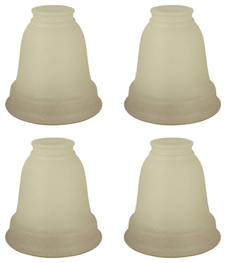 23103-4 Replacement Bell Shaped Antique Glass Shade, 4 Pack