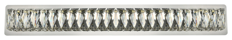 Monroe Integrated LED Chip Light Chrome Wall Sconce