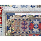 Chrome Gray Hand Knotted Wool Afghan Ersari Geometric Gul Rug 3'11"x5'11"