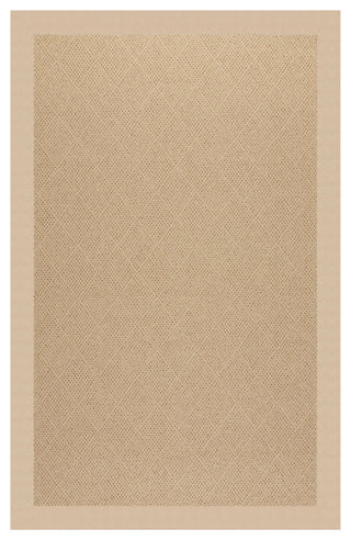 Zoe-Cane Wicker Machine Tufted Rectangle Rug, Ecru, 8'x8'