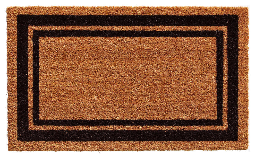 Calloway Mills 152961830NP Black Border Doormat, 18"x30"