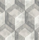 Rustic Wood Tile Ash Geometric Wallpaper, Bolt