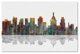 'Philadelphia, Pennsylvania Skyline' Canvas Art by Marlene Watson