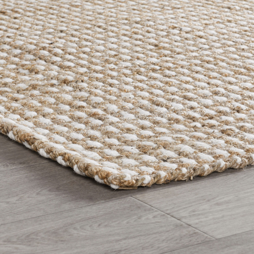 Evora Natural Jute Blend Area Rug by Kosas Home, 8x10