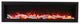 Amantii Symmetry 88" Smart Linear Electric Fireplace Built-in w/ Log and Glass