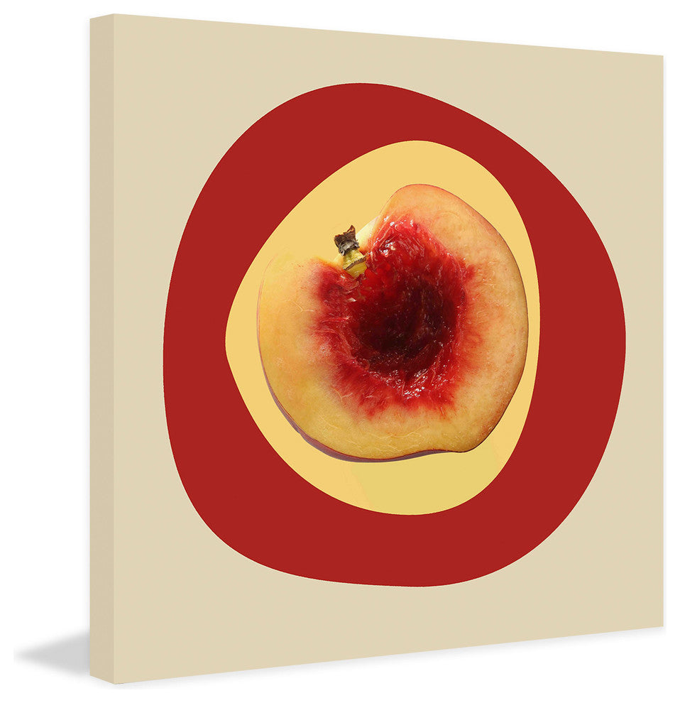 "September Peach 2" Painting Print on Canvas by Irena Orlov