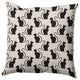 16" x 16" Spooky Cats Decorative Throw Pillow, Cream