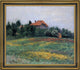 Gustave Caillebotte Norman LandscapeFramed Premium Canvas Print, 16"x20"